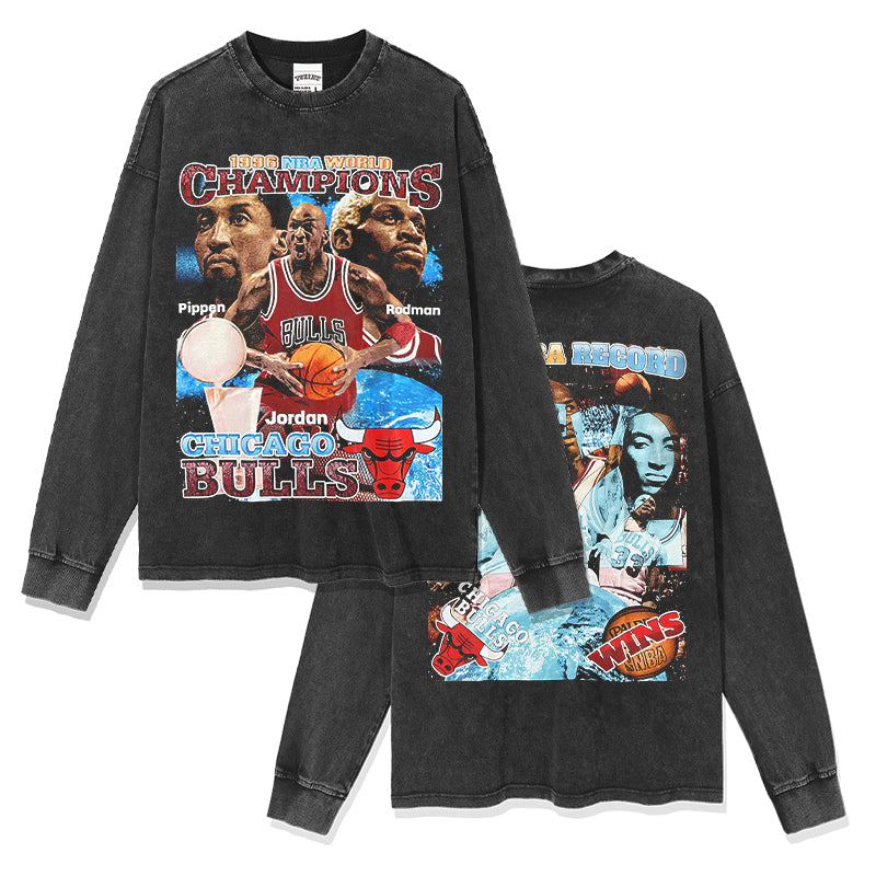 Chicago Bulls Sweatshirt NBA 2024 - view 4