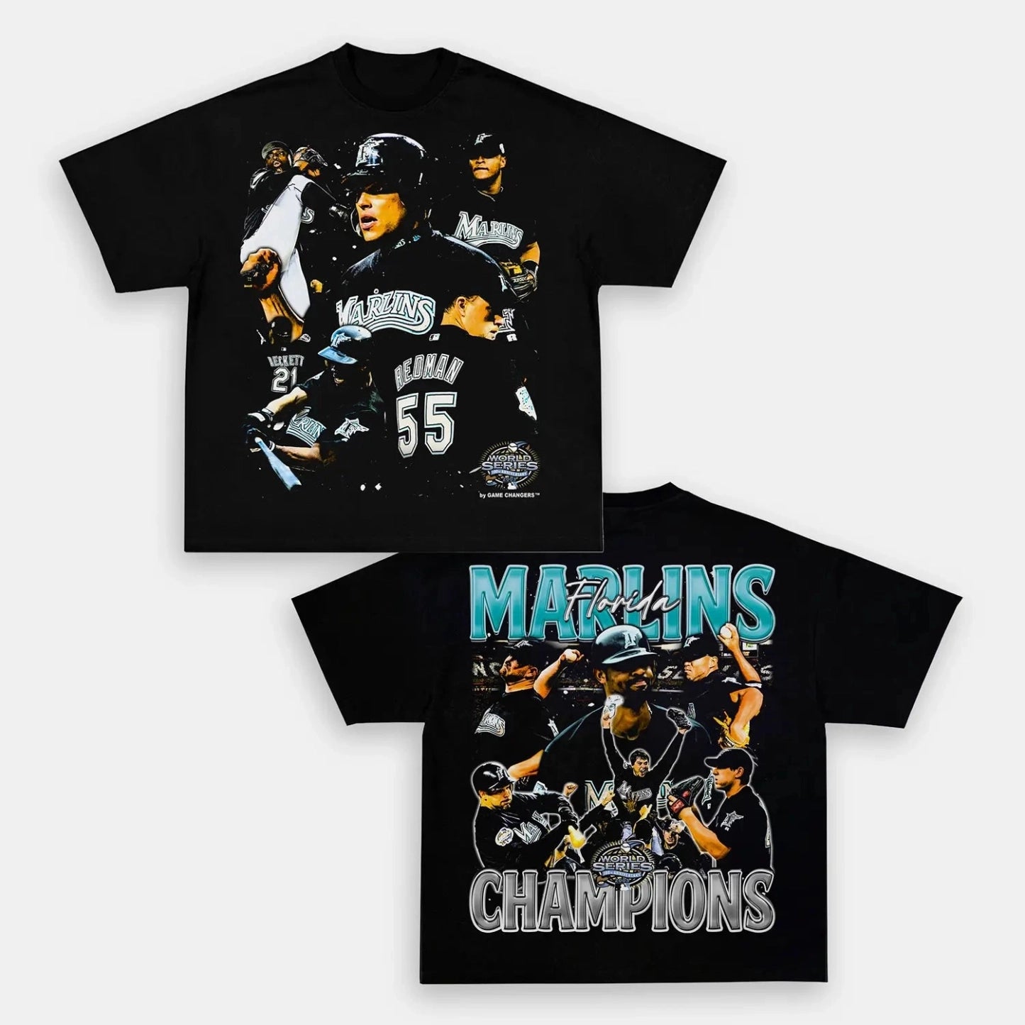 Marlins Back Design TEE
