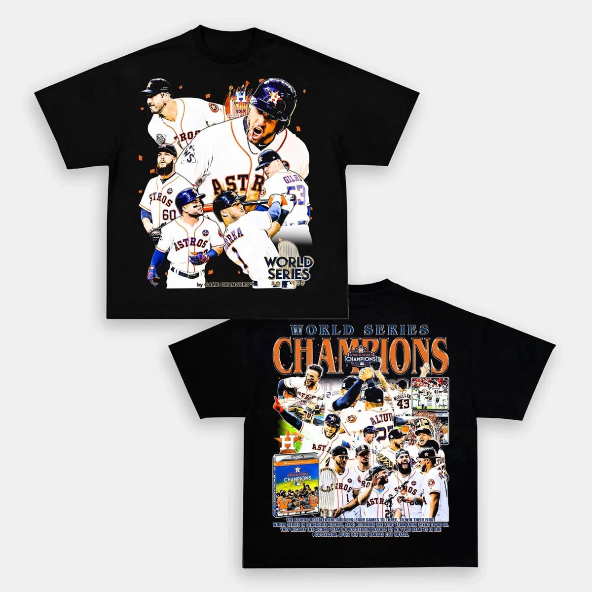 Astros Back Design TEE