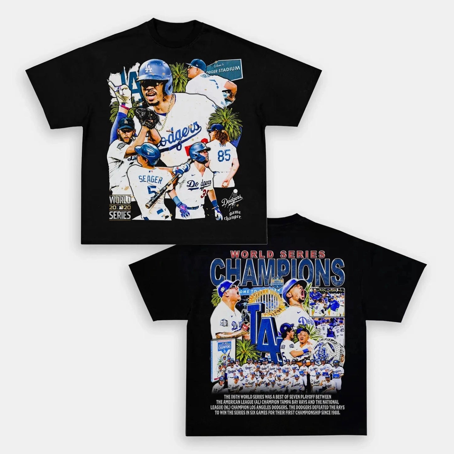 Dodgers Back Design TEE