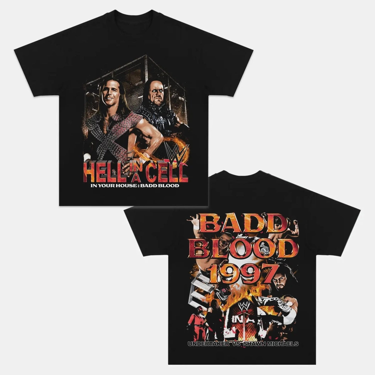 Badd Blood 1997 Back Design TEE