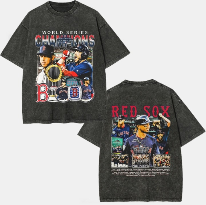 Red Sox Back Design TEE