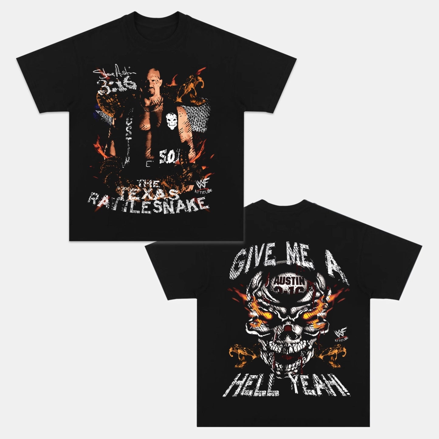 Texas Rattlesnake Back Design TEE