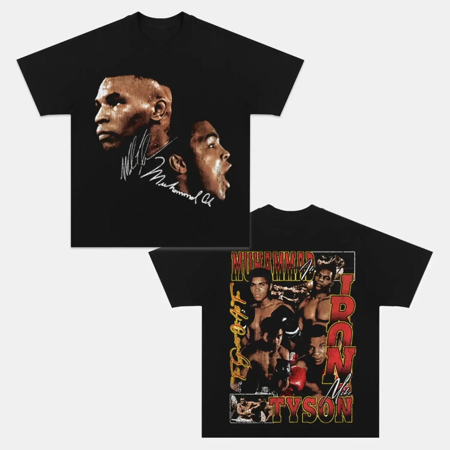 Tyson vs Ali Back Design TEE