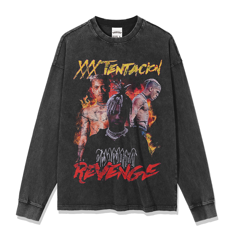 XXX TENTACION " REVENGE"  SWEATSHIRT 2024 - view 2