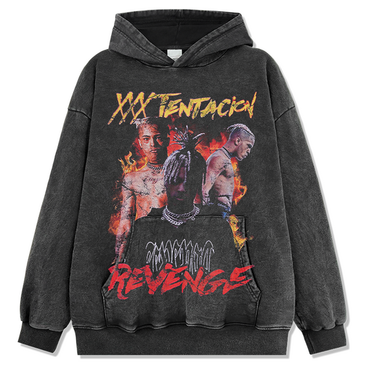 XXX TENTACION " REVENGE" HOODIE 2024