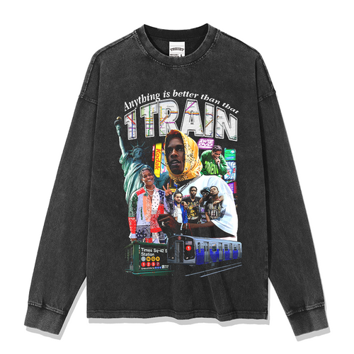 ANYTHING IS BETTER THAN THAT 1 TRAIN SWEATSHIRT 2024 - view 2