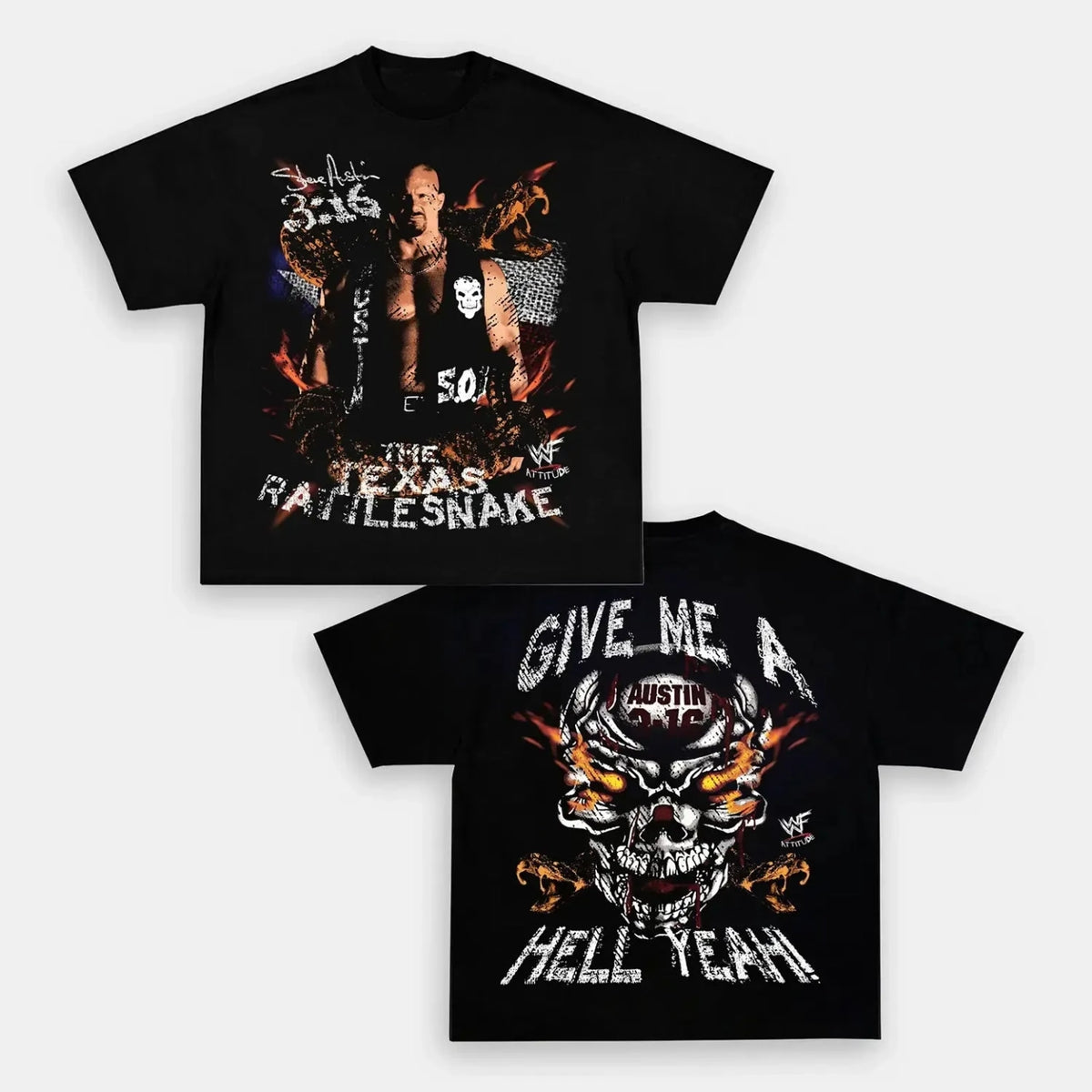 Texas Rattlesnake Back Design TEE - view 2