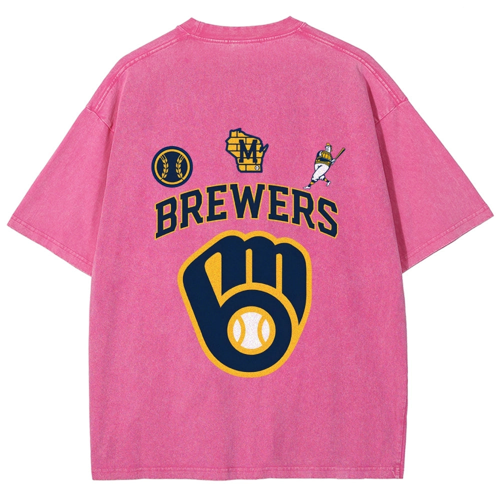 Brewers Christian Yelich Back Design TEE - view 6