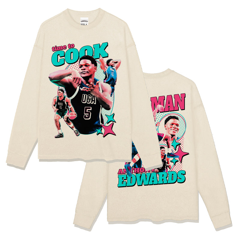 Anthony Edwards Sweatshirt NBA 2024 - view 4