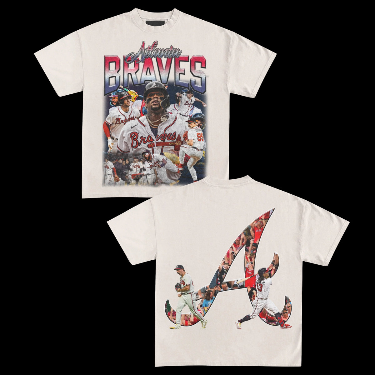 Atlanta Braves Back design TEE - view 3