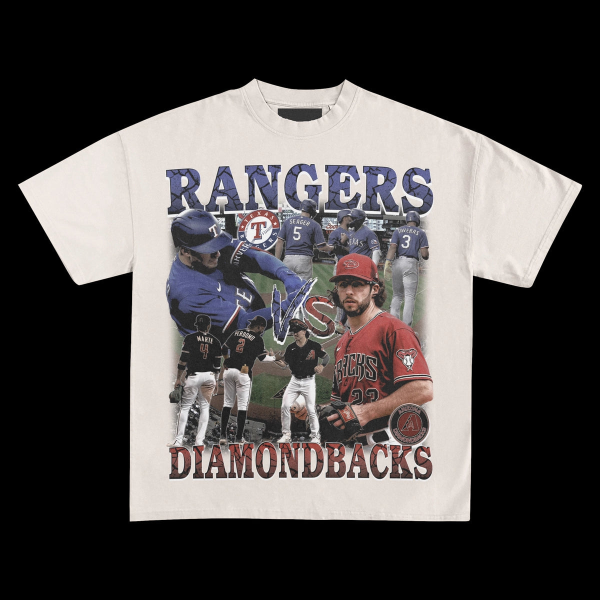 Rangers Vs Diamondbacks TEE - view 3