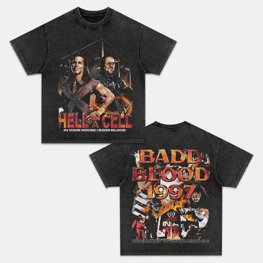 Badd Blood 1997 Back Design TEE