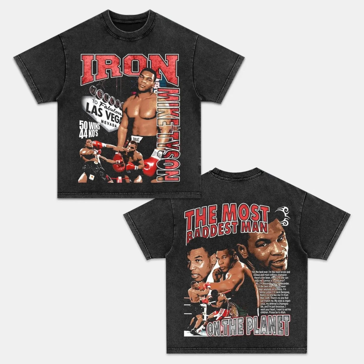 Mike Tyson Back Design TEE - view 2