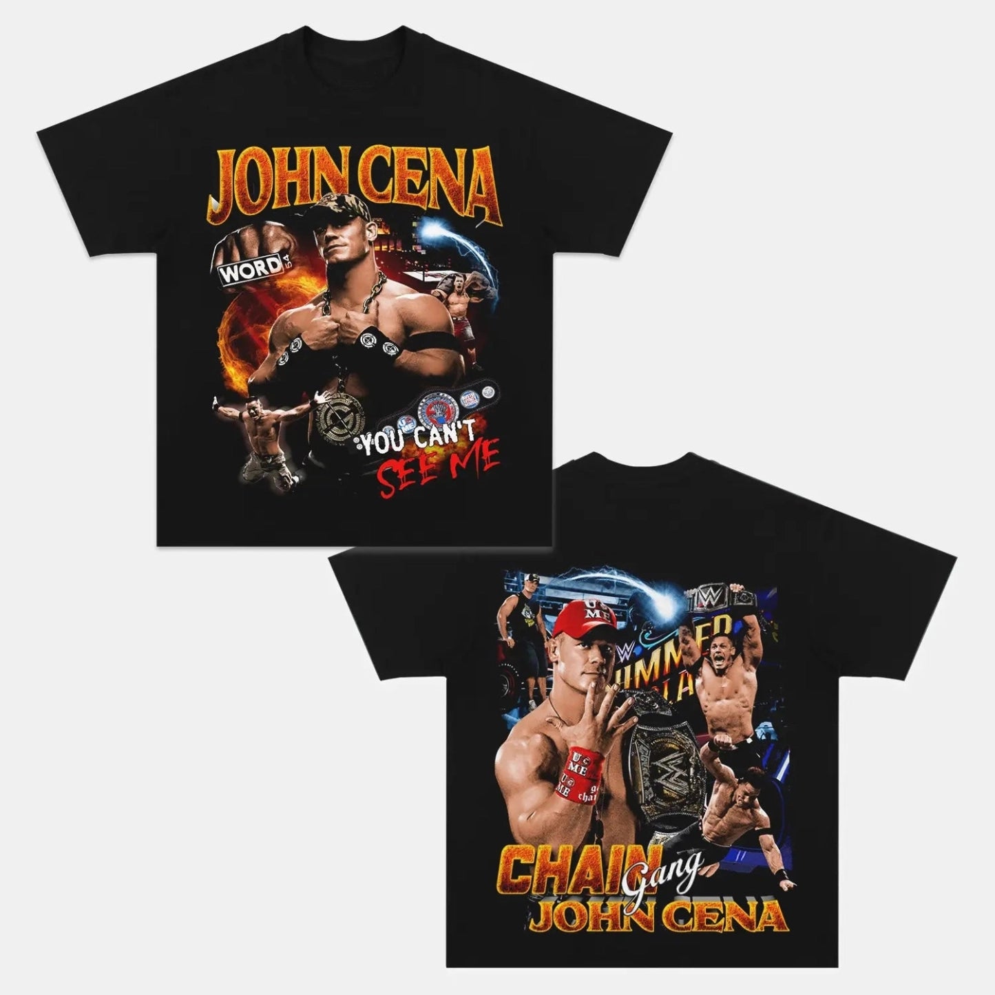 John Cena Back Design TEE