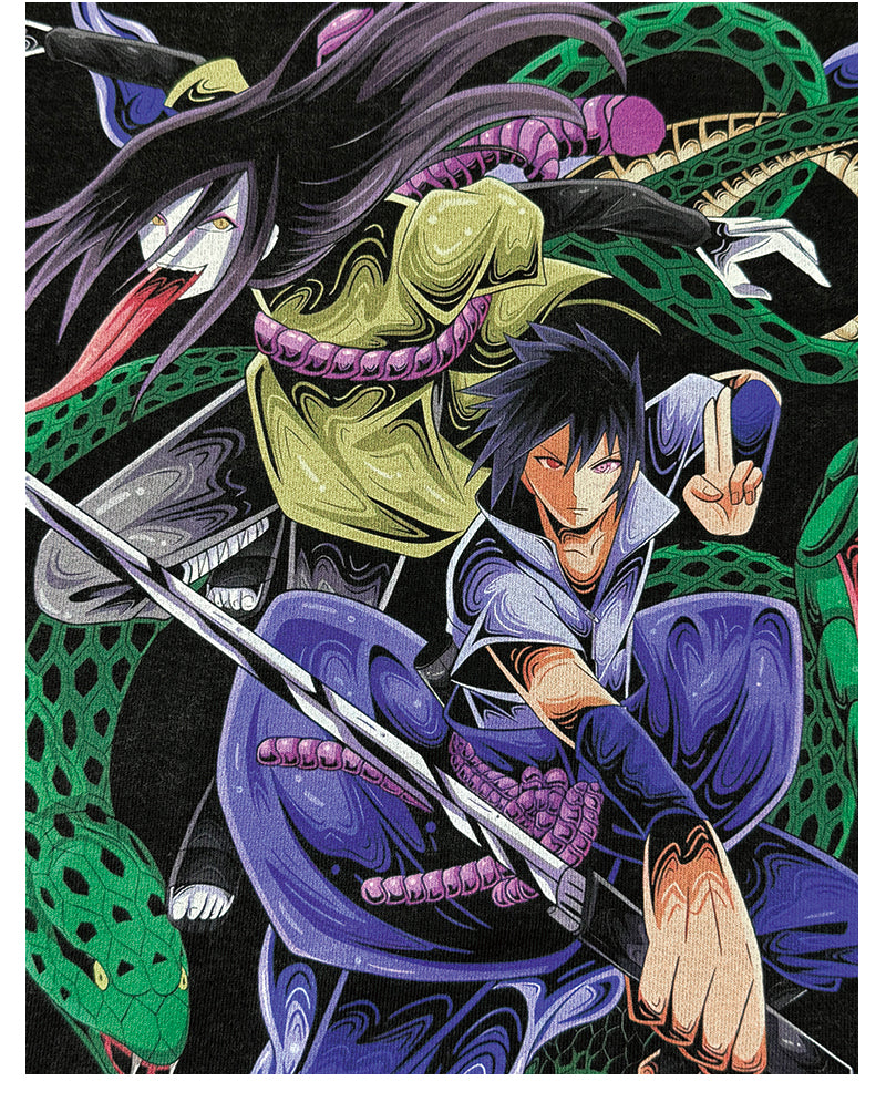 Orochimaru and Sasuke "Anime "TEE - view 5