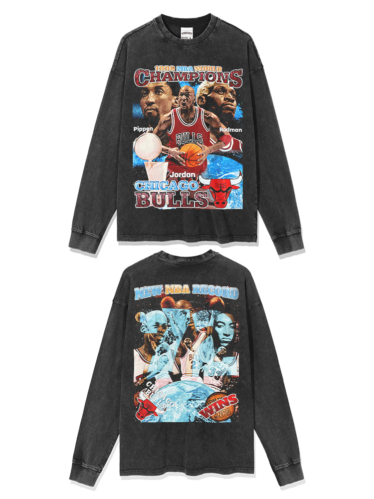 Chicago Bulls Sweatshirt NBA 2024 - view 2