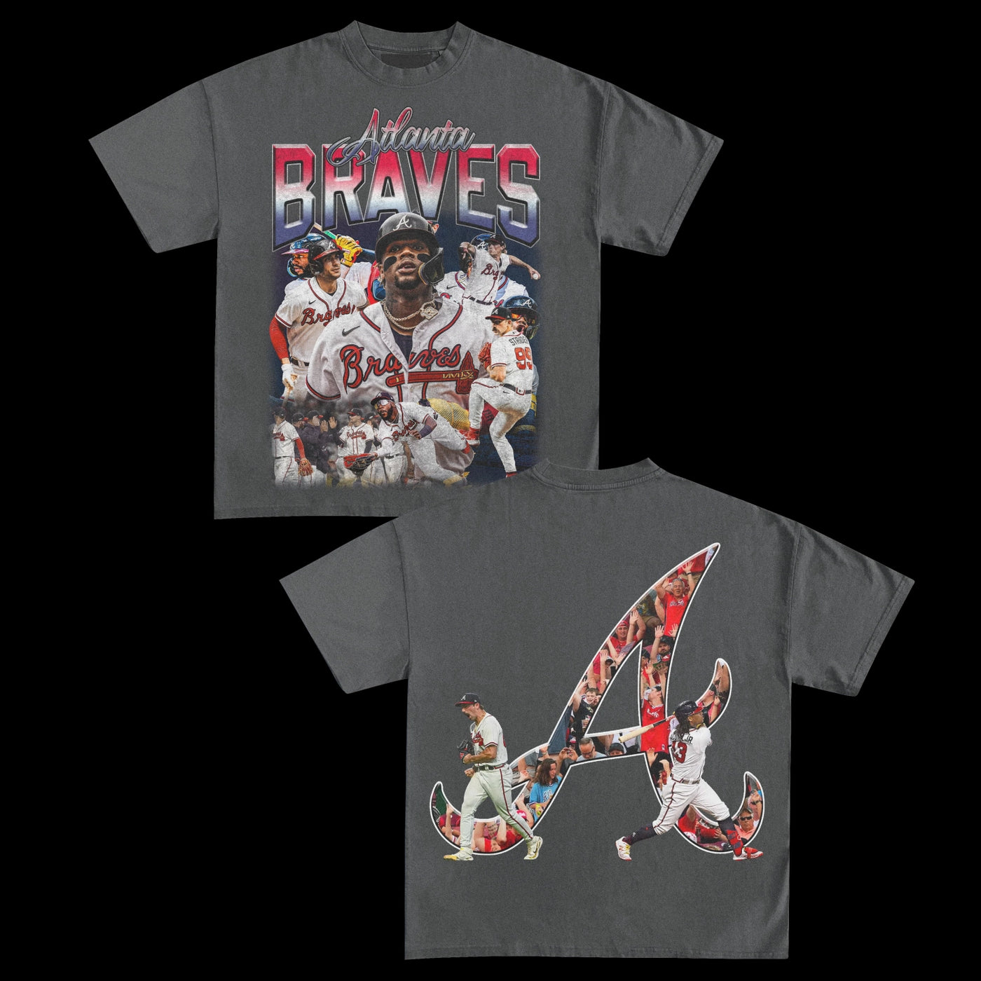 Atlanta Braves Back design TEE - view 4