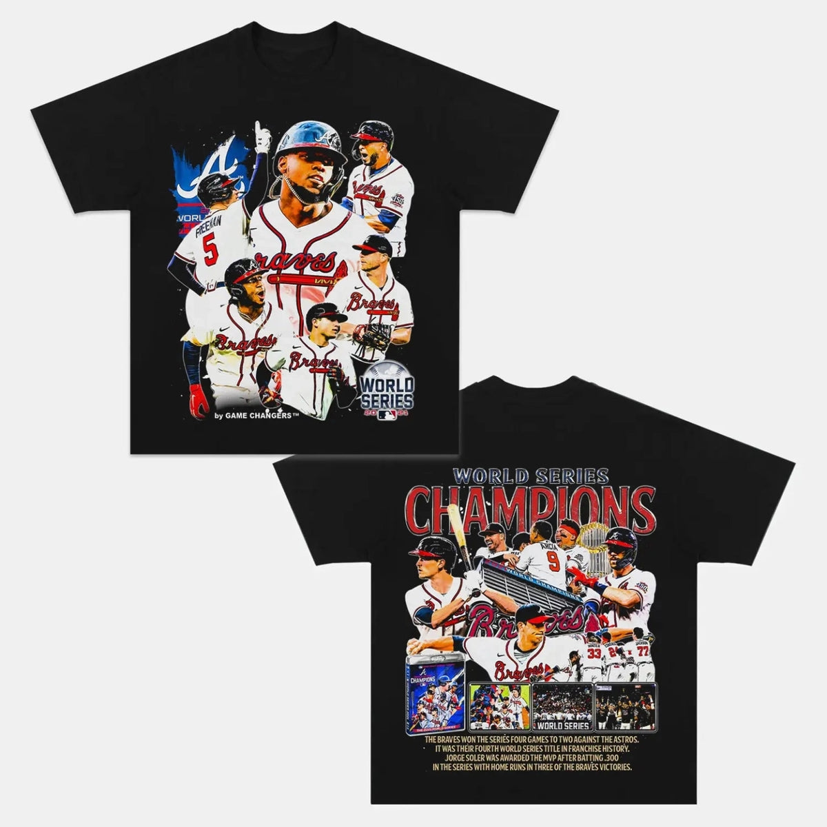 Braves Back Design TEE
