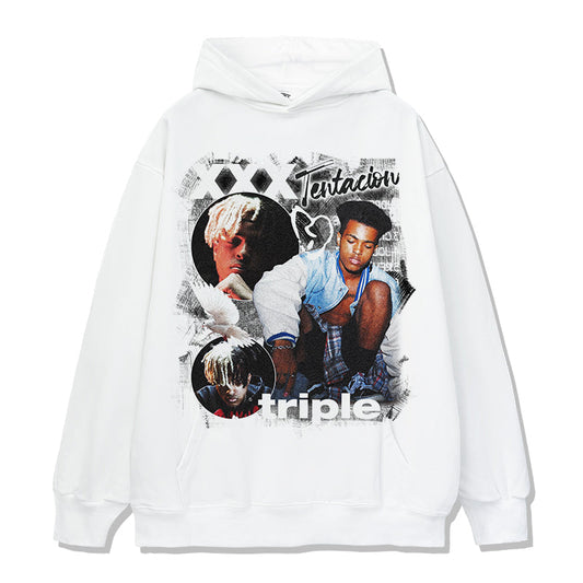 XXX TENTACION "TRIPLE" HOODIE 2024