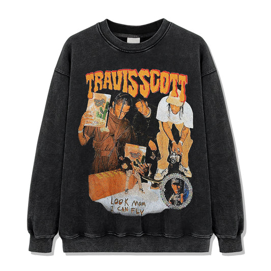 Look Mom I Can Fly By Travis Scott Sweatshirt