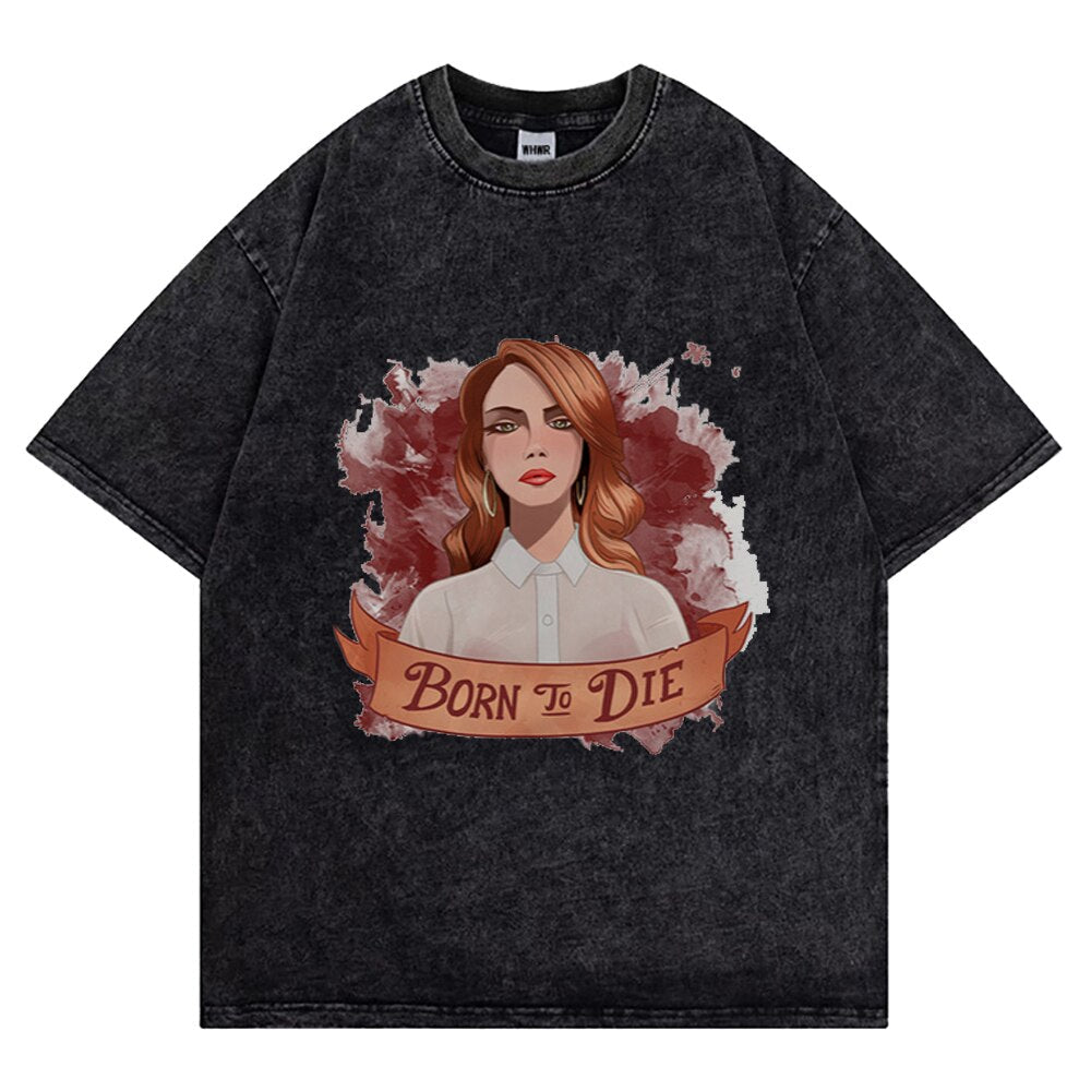 Lana Del Rey Dyed T-Shirt - 6ixmerchandise