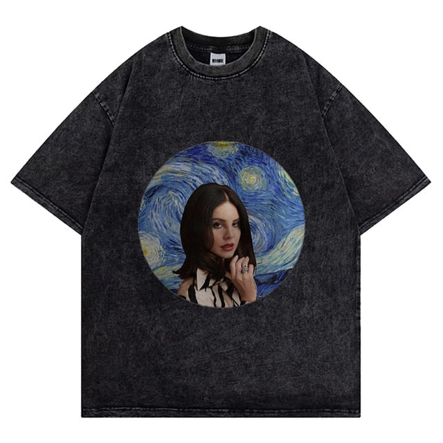 Lana Del Rey Dyed T-Shirt - 6ixmerchandise