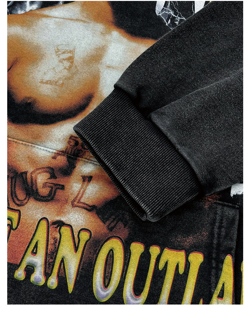 Life of an Outlaw By Tupac Shakur Hoodie - view 4