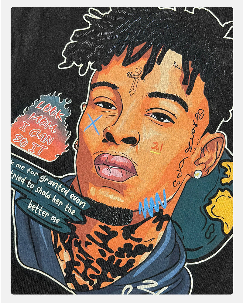 21 Savage By Comics 47 HOODIE - view 5