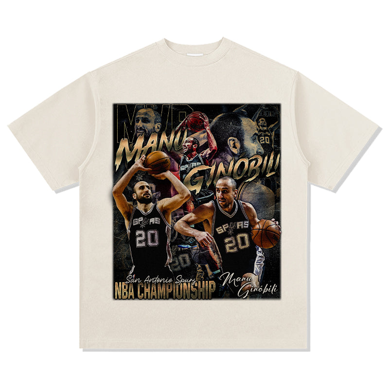 Manu Ginobili Tee NBA 2024 - view 2