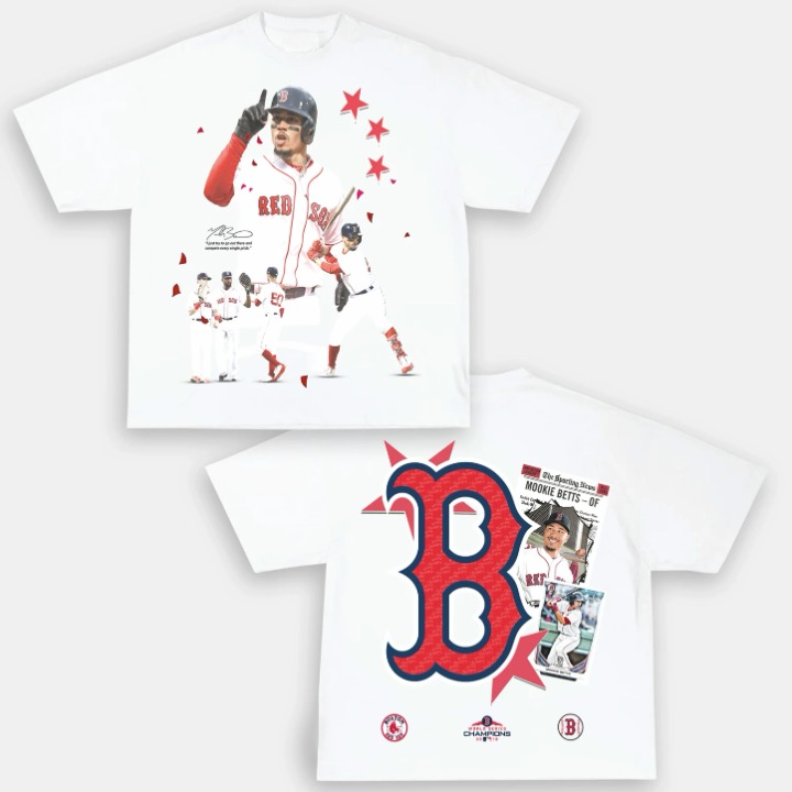 Mookie Red Sox Back Design TEE - view 2