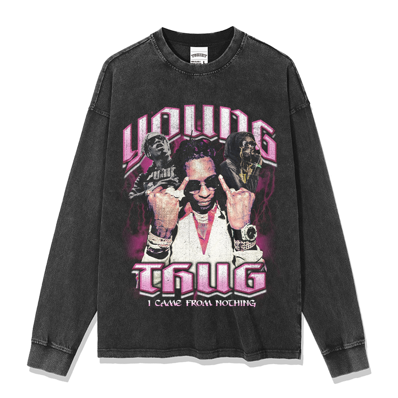 YOUNG THUG "I CAME FROM NOTHING" SWEATSHIRT 2024 - view 2