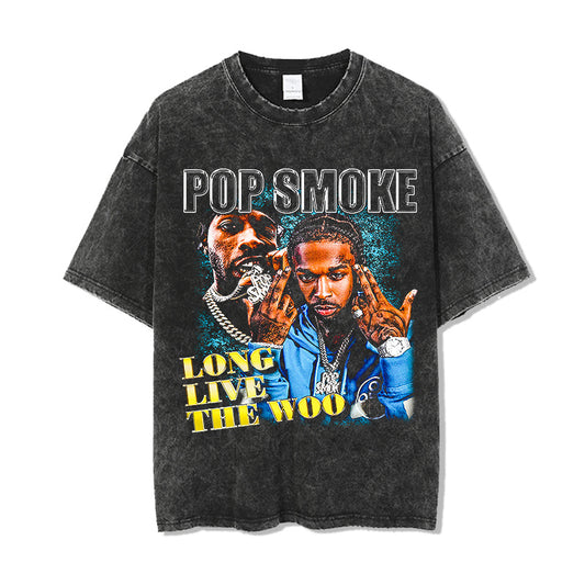 POP SMOKE "LONG LIVE THE WOO" TEE 2024