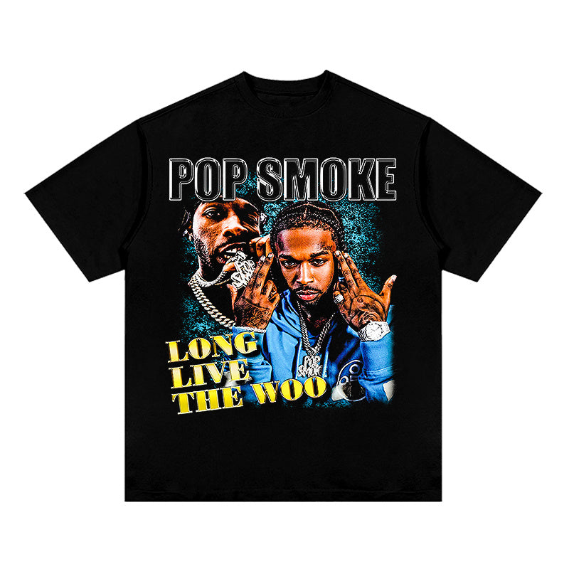 POP SMOKE "LONG LIVE THE WOO" TEE 2024