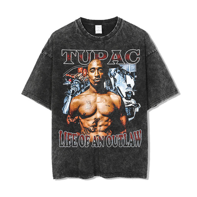 TUPAC "LIFE OF AN OUTLAW" TEE 2024 - view 4