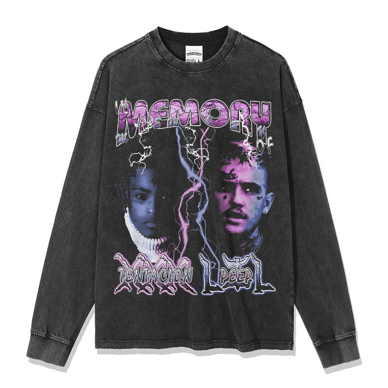 MEMORY OF XXX TENTACION LILPEEP SWEATSHIRT 2024 - view 2