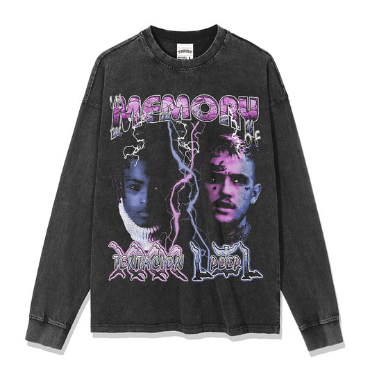 MEMORY OF XXX TENTACION LILPEEP SWEATSHIRT 2024