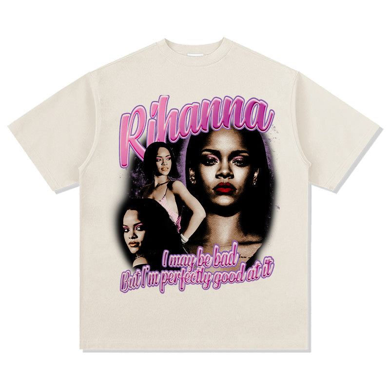 RIHANNA "I MAYBE BAD BUT I AM PERFECTLY GOOD AT IT " TEE 2024 - view 5