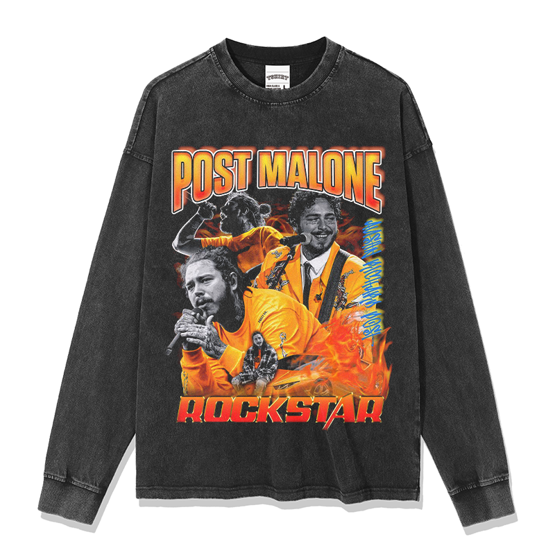 POST MALONE "ROCKSTAR" SWEATSHIRT 2024 - view 3