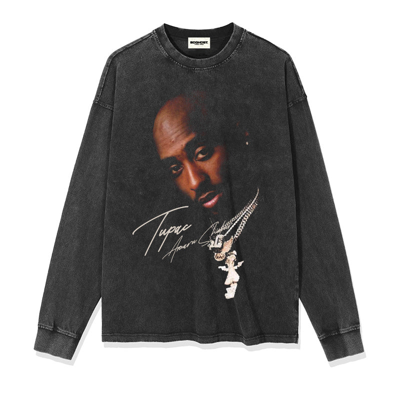 TUPAC SHAKUR BIG HEAD SWEATSHIRT 2024 - view 2