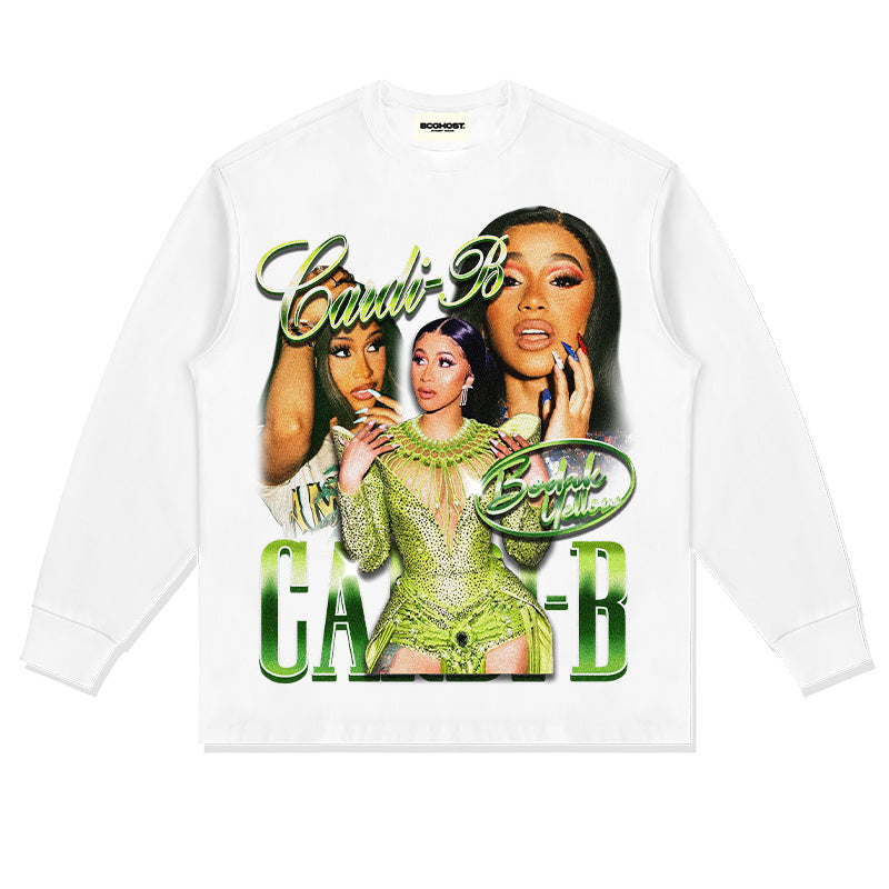 CARDI-B "BODAK YELLOW" SWEATSHIRT 2024