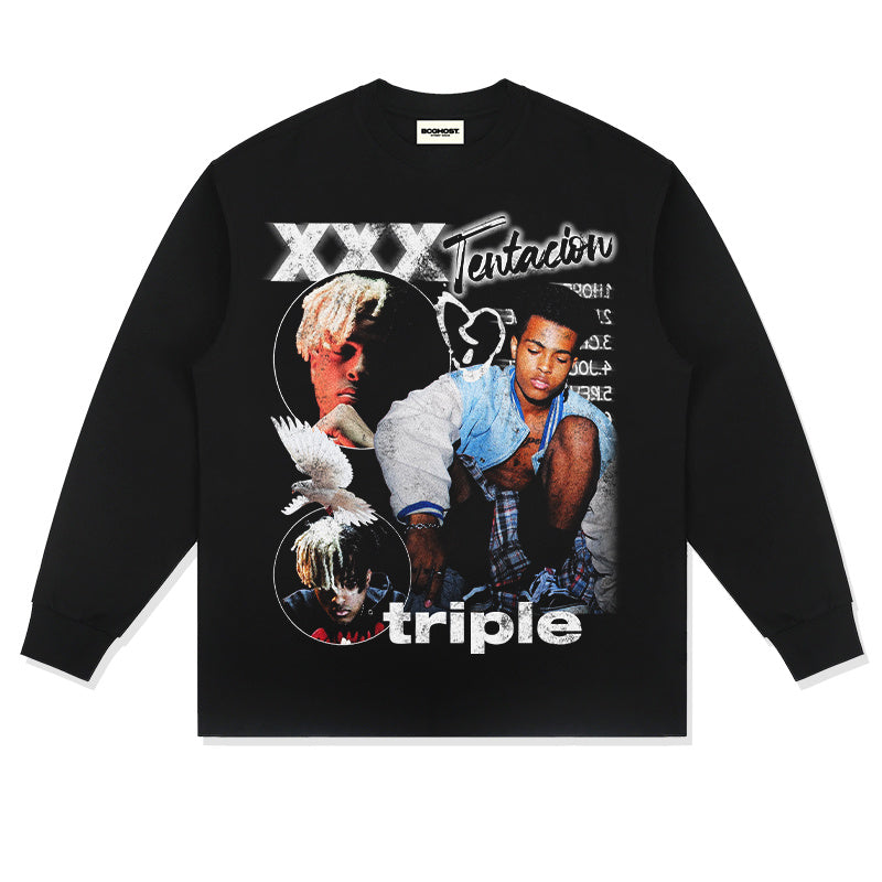 XXX TENTACION "TRIPLE" SWEATSHIRT 2024