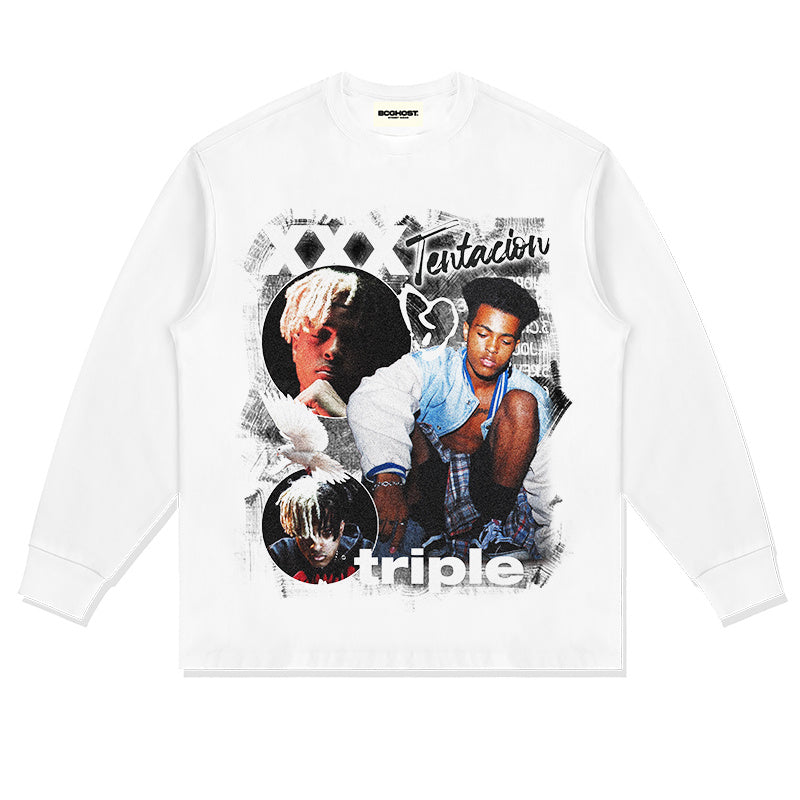 XXX TENTACION "TRIPLE" SWEATSHIRT 2024 - view 3