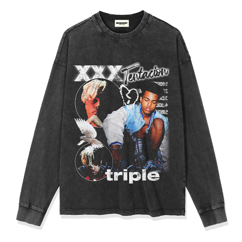 XXX TENTACION "TRIPLE" SWEATSHIRT 2024 - view 2