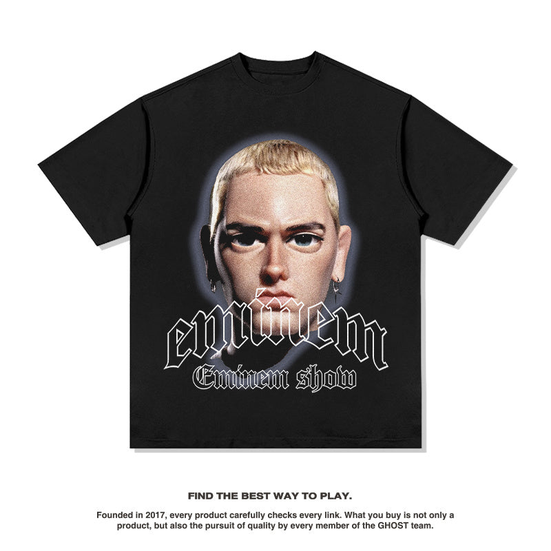 "Eminem Show"Tee tribute tee in heavyweight cotton