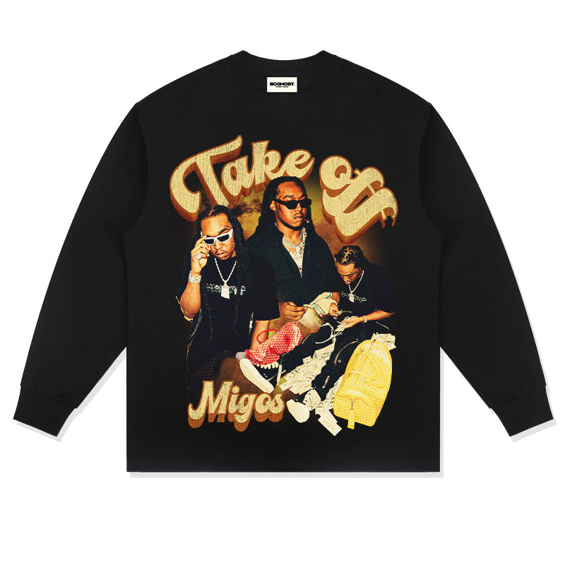 Take Off Sweatshirt tribute tee in heavyweight cotton