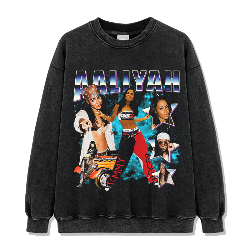 AALIYAH Sweatshirt 2024 - 6ixmerchandise