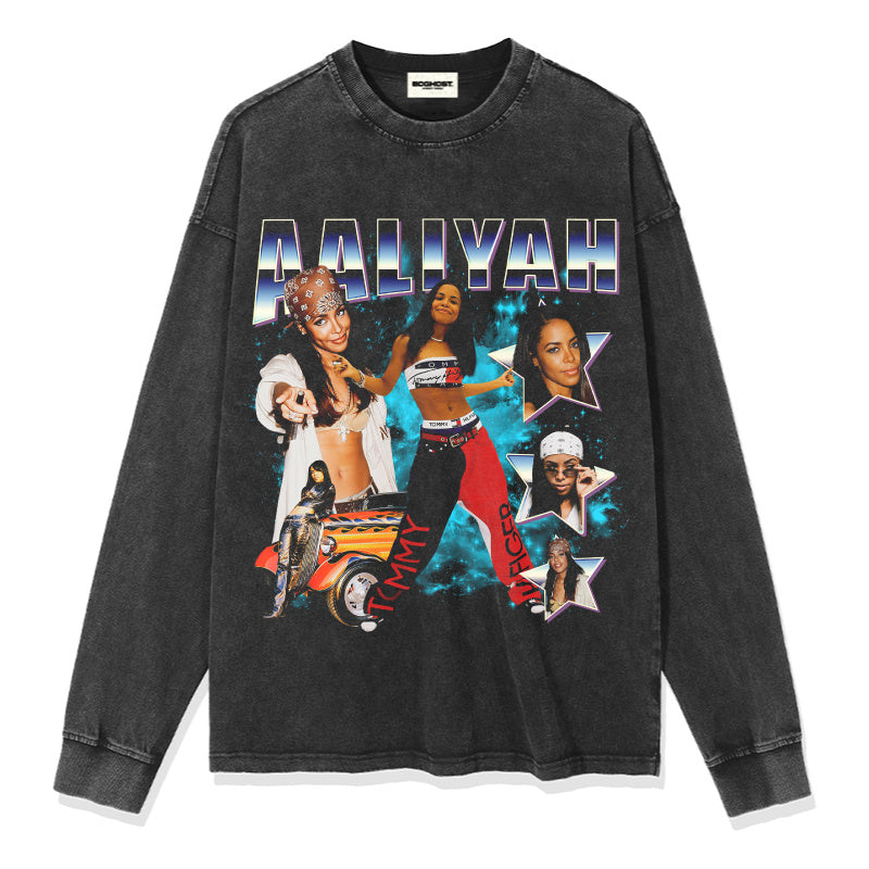 AALIYAH Sweatshirt 2024 - 6ixmerchandise