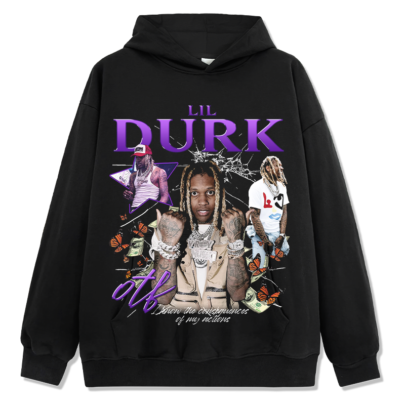 lil durk hoodie 2024 - 6ixmerchandise