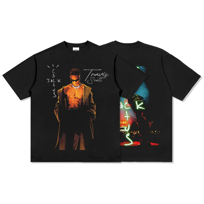 Travis Scott Tee tribute tee in heavyweight cotton